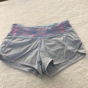 Light blue ivivva speed shorts- 10